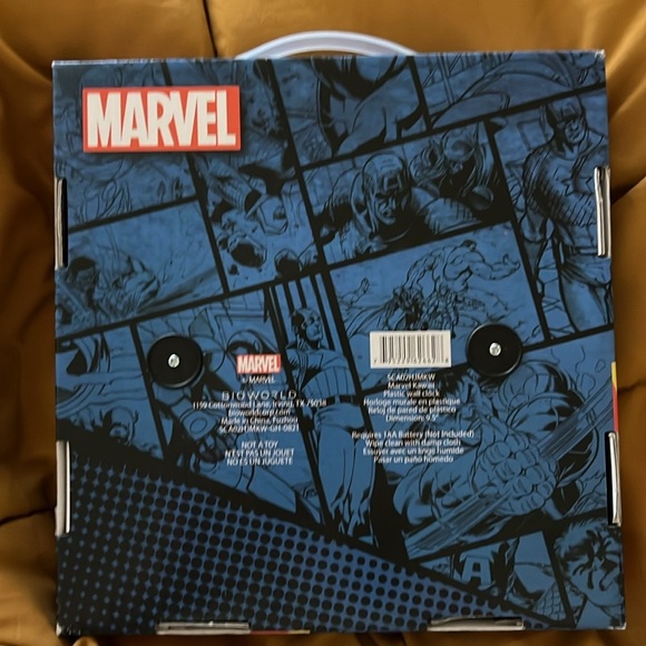 9.5” Marvel Avengers Kawaii Wall Clock - Picture 2 of 5